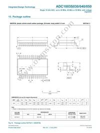 ADC1003S050TS/C1 Datasheet Page 17