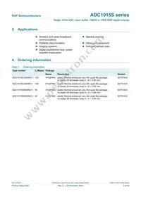 ADC1015S065HNC1:5 Datasheet Page 2