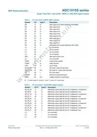 ADC1015S065HNC1:5 Datasheet Page 5
