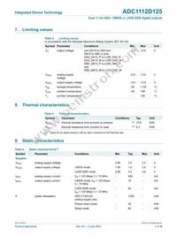 ADC1112D125HN-C18 Datasheet Page 7