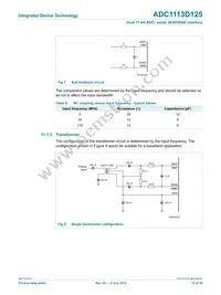 ADC1113D125HN-C18 Datasheet Page 13