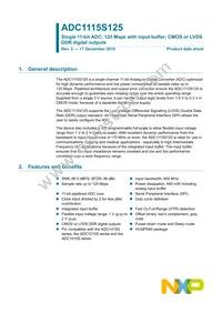 ADC1115S125HN/C1:5 Datasheet Cover