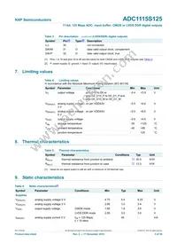 ADC1115S125HN/C1:5 Datasheet Page 5