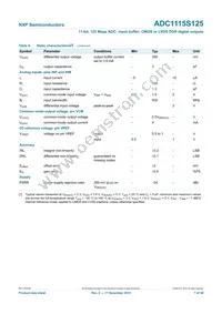 ADC1115S125HN/C1:5 Datasheet Page 7