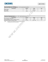 ADC114YUQ-7 Datasheet Page 2