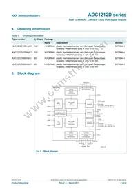 ADC1212D065HN/C1/5 Datasheet Page 2