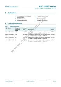 ADC1413D080HN/C1 Datasheet Page 2