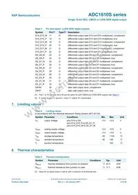 ADC1610S080HN/C1;5 Datasheet Page 5