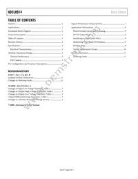 ADCLK914BCPZ-WP Datasheet Page 2
