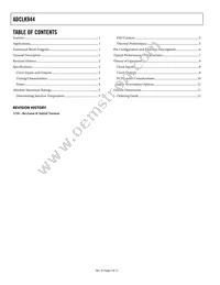 ADCLK944BCPZ-WP Datasheet Page 2