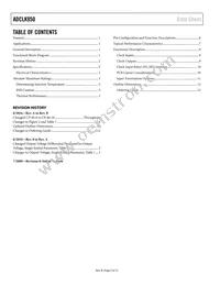 ADCLK950BCPZ-REEL7 Datasheet Page 2