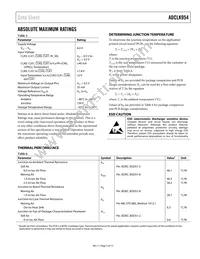 ADCLK954BCPZ Datasheet Page 5