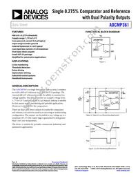 ADCMP361WYRJZ-RL7 Datasheet Cover