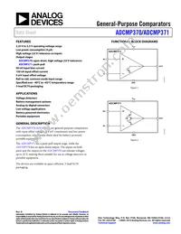 ADCMP370AKS-REEL Datasheet Cover