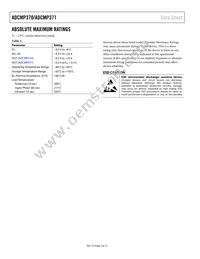 ADCMP370AKS-REEL Datasheet Page 4