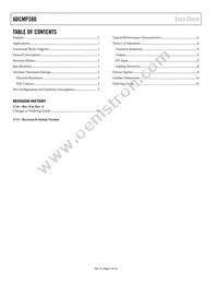 ADCMP380-2ACBZ-RL7 Datasheet Page 2