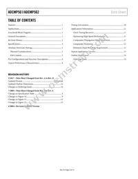 ADCMP562BRQ Datasheet Page 2