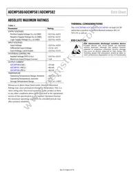 ADCMP581BCPZ-R2 Datasheet Page 6
