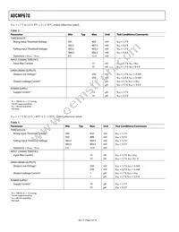ADCMP670-1YUJZ-RL7 Datasheet Page 4