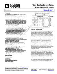 ADCMXL3021BMLZ Datasheet Cover