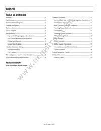 ADD5203ACPZ-RL Datasheet Page 2