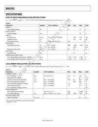 ADD5203ACPZ-RL Datasheet Page 4