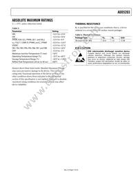 ADD5203ACPZ-RL Datasheet Page 7