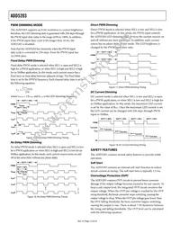 ADD5203ACPZ-RL Datasheet Page 12