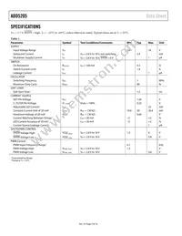 ADD5205ACPZ-RL Datasheet Page 4