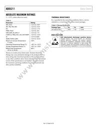 ADD5211ACPZ-RL Datasheet Page 6