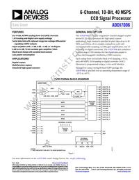 ADDI7006BSUZRL Datasheet Cover