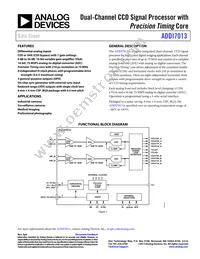 ADDI7013BBCZRL Datasheet Cover