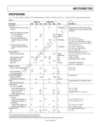 ADE7752AARZ Datasheet Page 3