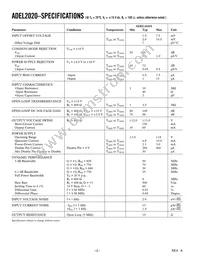 ADEL2020ARZ-20 Datasheet Page 2