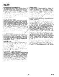 ADEL2020ARZ-20 Datasheet Page 8