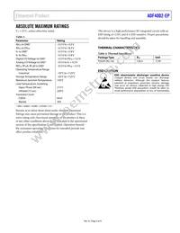 ADF4002SRU-EP Datasheet Page 5