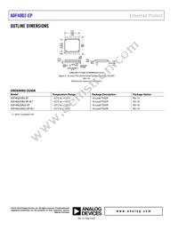 ADF4002SRU-EP Datasheet Page 8