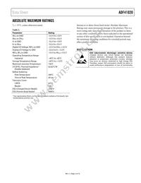 ADF41020BCPZ-RL7 Datasheet Page 5