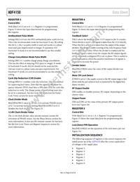 ADF4150BCPZ-RL7 Datasheet Page 20