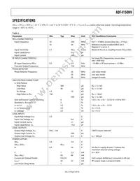 ADF4150HVBCPZ-RL7 Datasheet Page 3