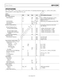 ADF4152HVBCPZ Datasheet Page 3