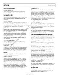 ADF4154BCPZ-RL7 Datasheet Page 16