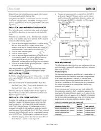 ADF4154BCPZ-RL7 Datasheet Page 19