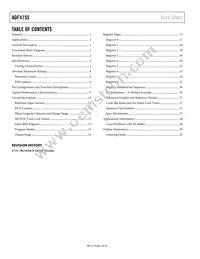 ADF4155BCPZ-RL7 Datasheet Page 2