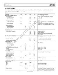 ADF4155BCPZ-RL7 Datasheet Page 3