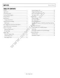 ADF4193WCCPZ-RL7 Datasheet Page 2