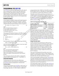 ADF4196BCPZ Datasheet Page 22