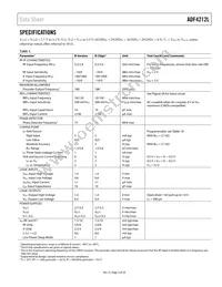 ADF4212LBCPZ-RL7 Datasheet Page 3
