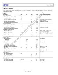 ADF4252BCPZ-RL Datasheet Page 4