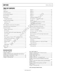 ADF4350BCPZ-RL Datasheet Page 2